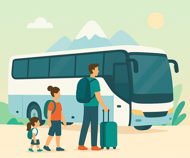 Busvervoer voor meerdaagse reizen en vakanties